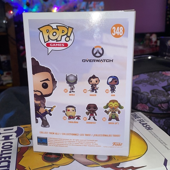 Funko Pop! GAMES OVERWATCH HANZO #348 VINYL FIGURE NEW VAULTED - Picture 3 of 3